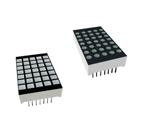 5*7 Dot Matrix, 3mm And 5mm For Display