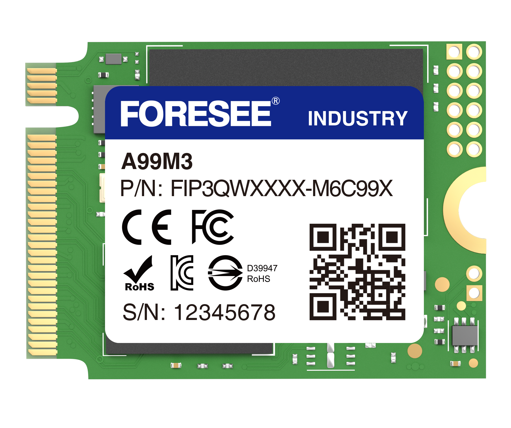 Industrial PCIe SSD